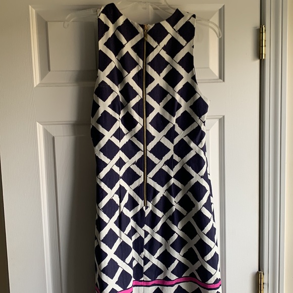 NEW with tags!! Navy and white dress - Picture 4 of 4
